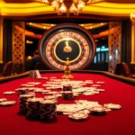 Experience the excitement at new88 com with an immersive casino setting featuring poker and roulette.