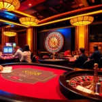 Gamble at nhà cái Go8 with vibrant casino activities, featuring poker, roulette, and thrilling betting moments.
